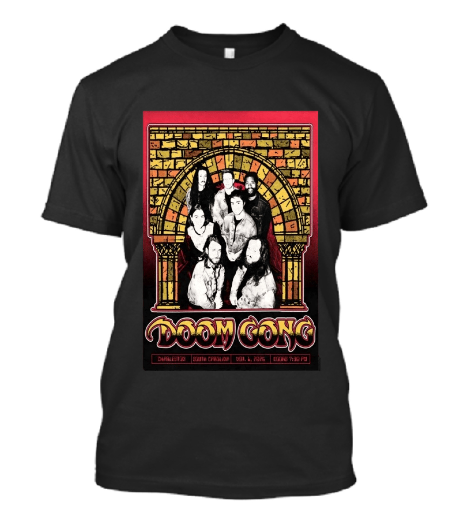 Doom Gong Charleston South Carolina November 1 2026 Concert 7:30 PM T-Shirt