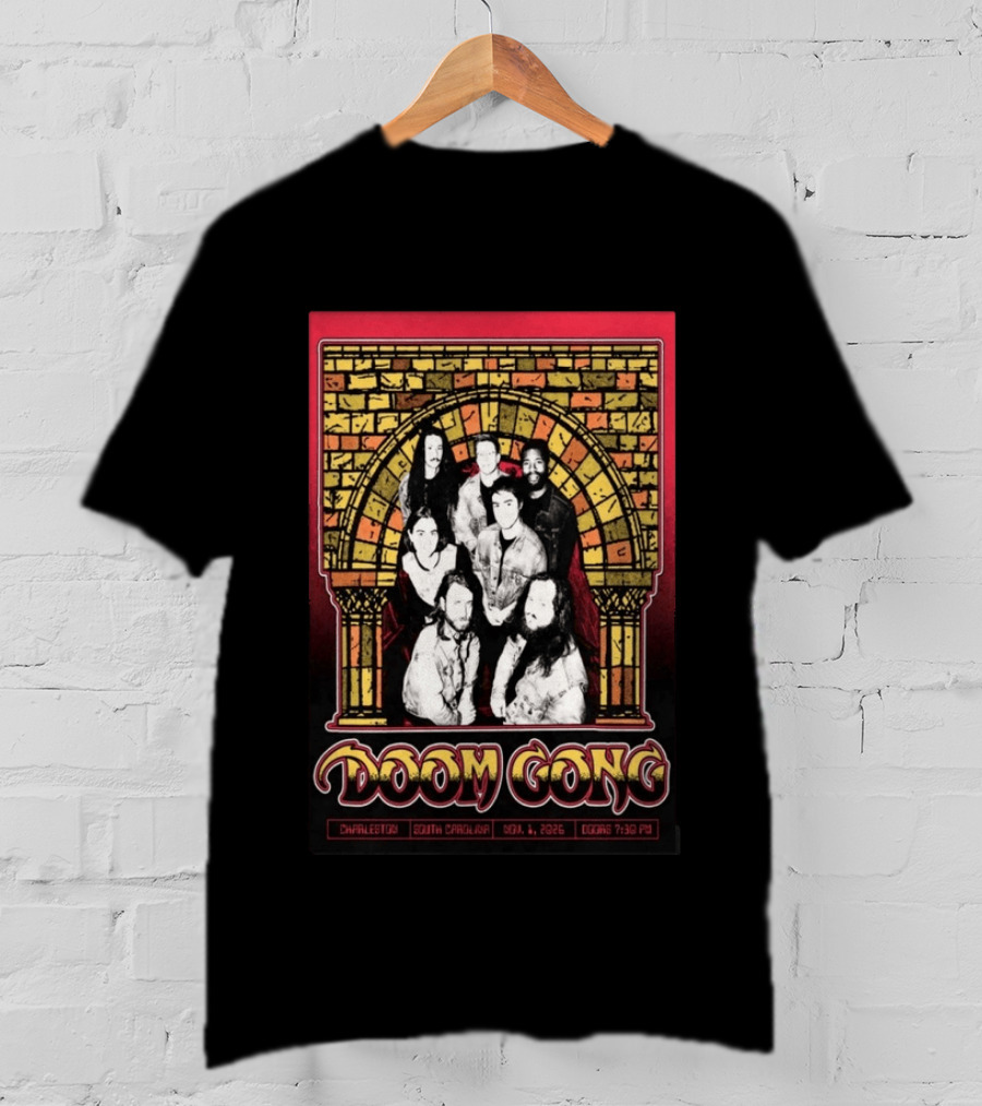 Doom Gong Charleston South Carolina November 1 2026 Concert 7:30 PM T-Shirt