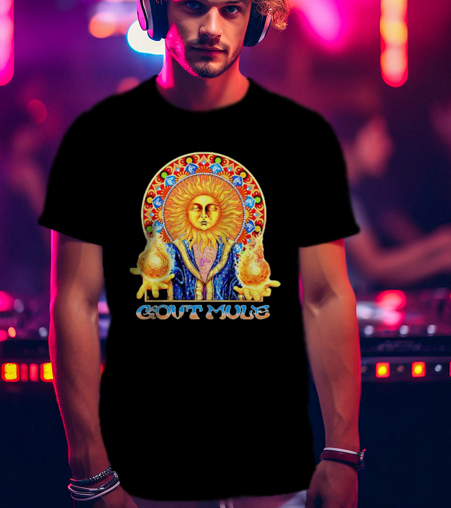 Gov't Mule Psychedelic Sunburst Summer Tour 2026 T-Shirt