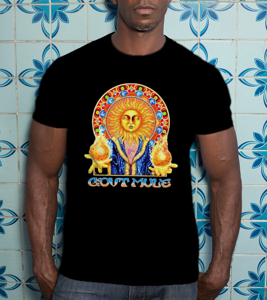 Gov't Mule Psychedelic Sunburst Summer Tour 2026 T-Shirt