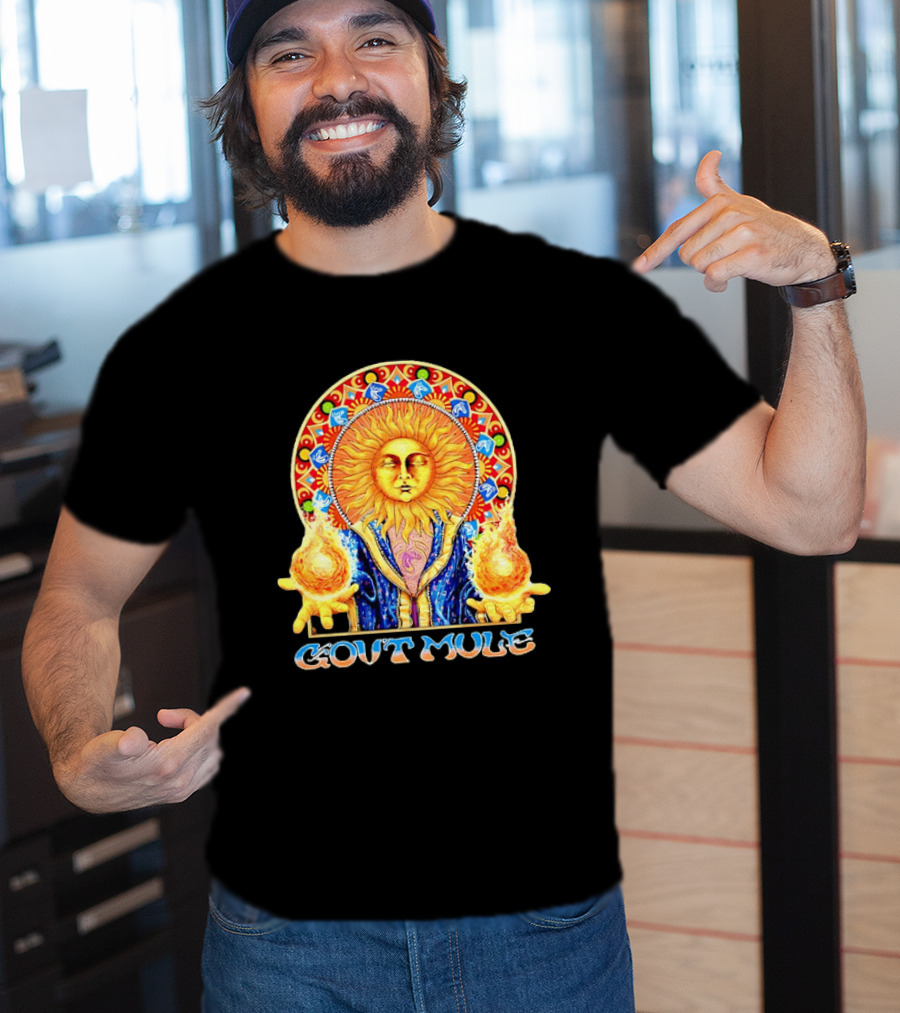Gov't Mule Psychedelic Sunburst Summer Tour 2026 T-Shirt
