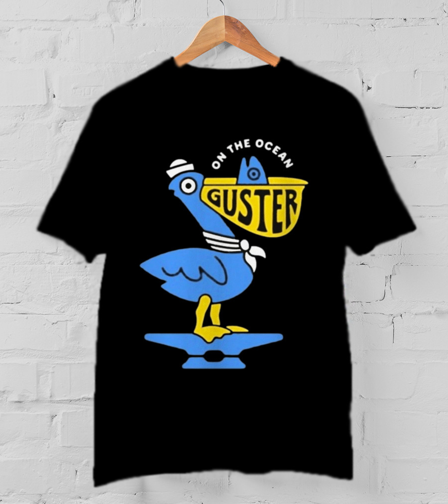 Pelican Guster On The Ocean Sailor Hat T-Shirt