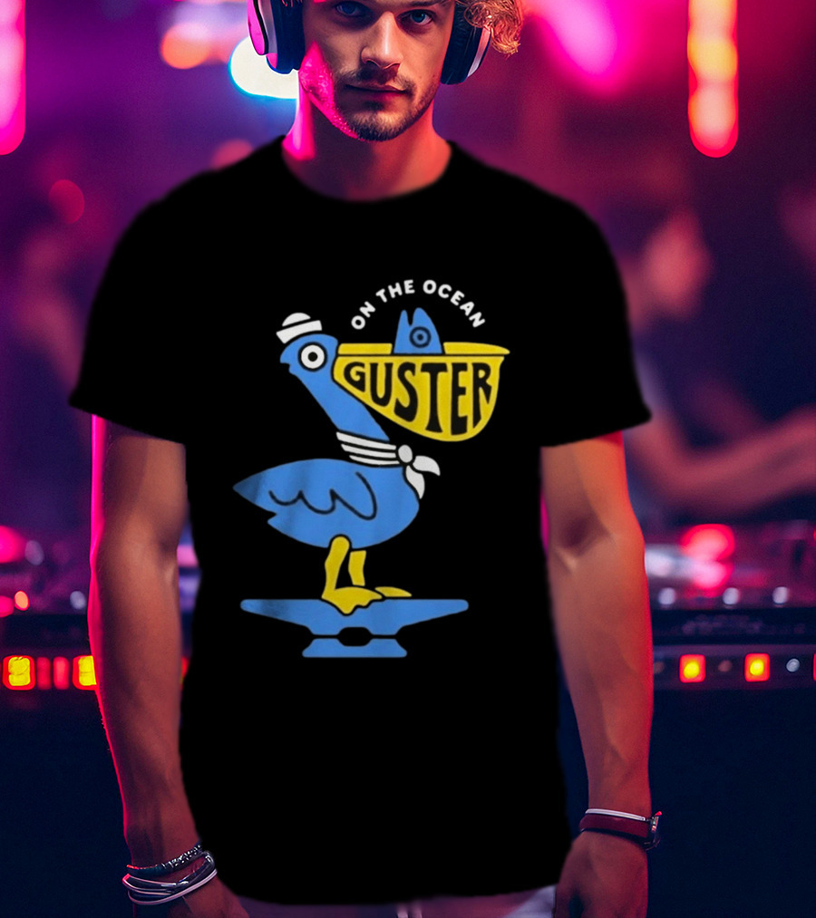 Pelican Guster On The Ocean Sailor Hat T-Shirt
