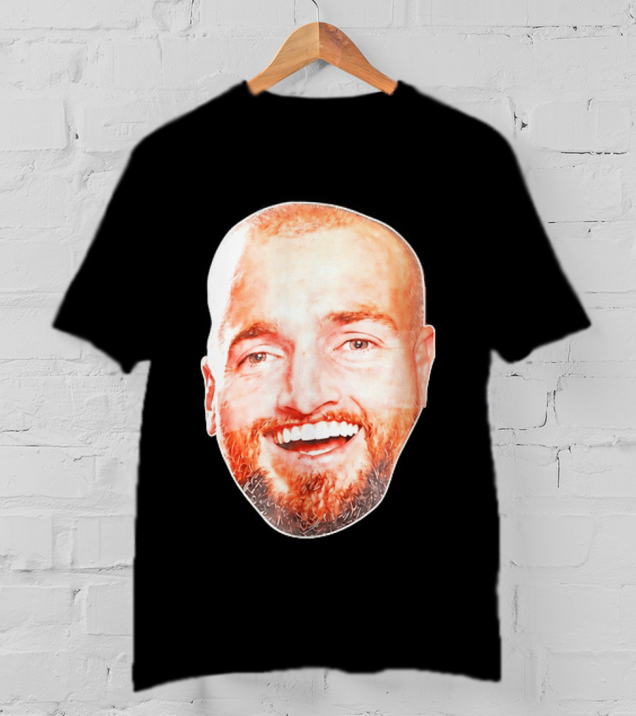 Post Malone Smiling Face Celebrity Image T-Shirt
