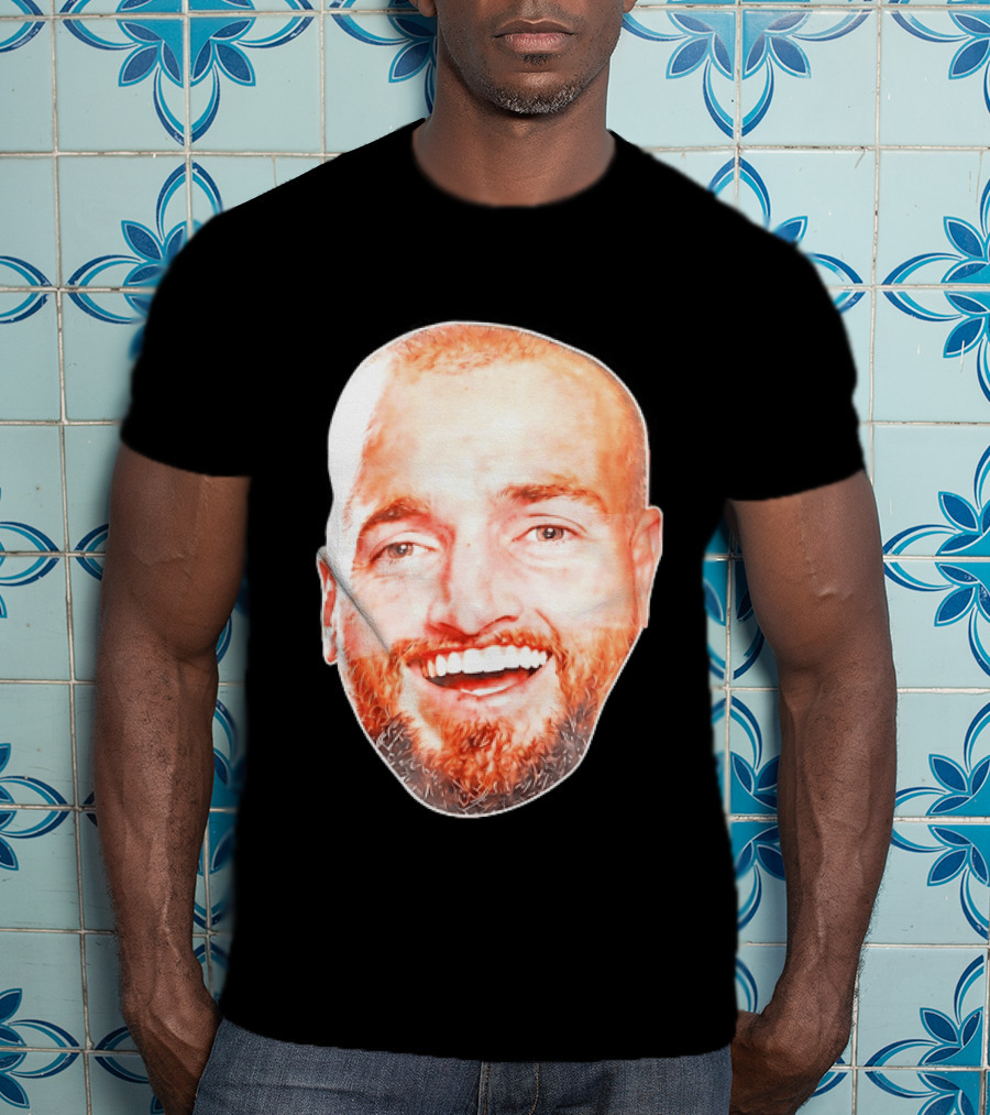 Post Malone Smiling Face Celebrity Image T-Shirt