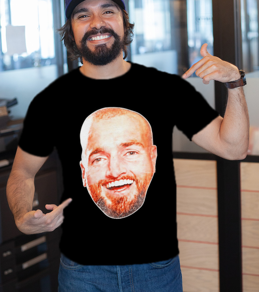 Post Malone Smiling Face Celebrity Image T-Shirt