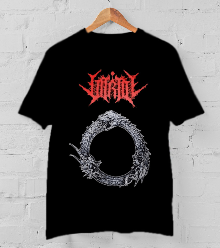 Jormungandr Ouroboros Serpent Circle With Lorna Shore T-Shirt
