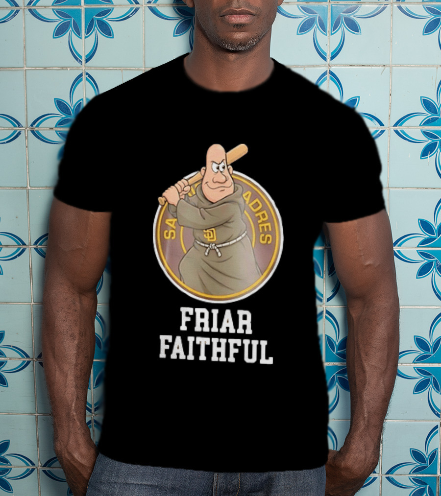 San Diego Padres Friar Faithful Baseball Fan Gear T-Shirt