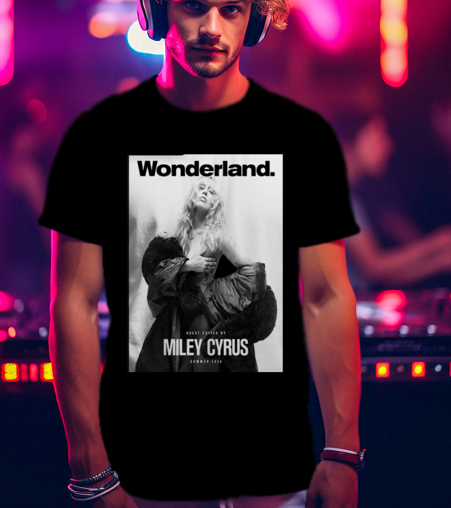 Wonderland Guest Edited By Miley Cyrus Summer 2026 T-Shirt