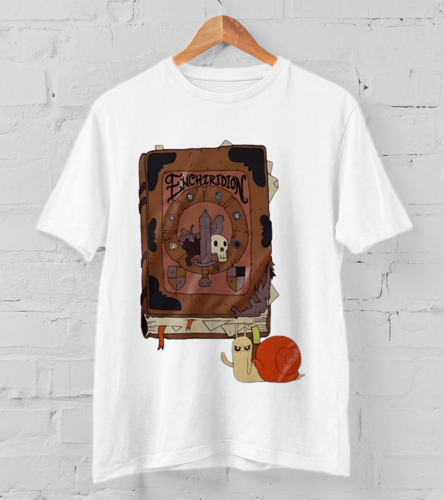 Adventure Time Enchiridion Snail Cartoon Network Book T-Shirt