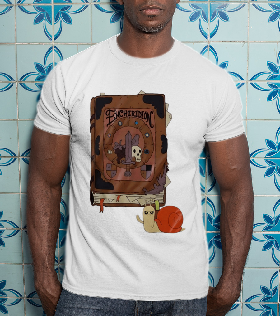 Adventure Time Enchiridion Snail Cartoon Network Book T-Shirt