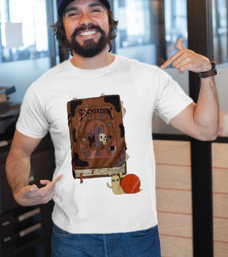 Adventure Time Enchiridion Snail Cartoon Network Book T-Shirt