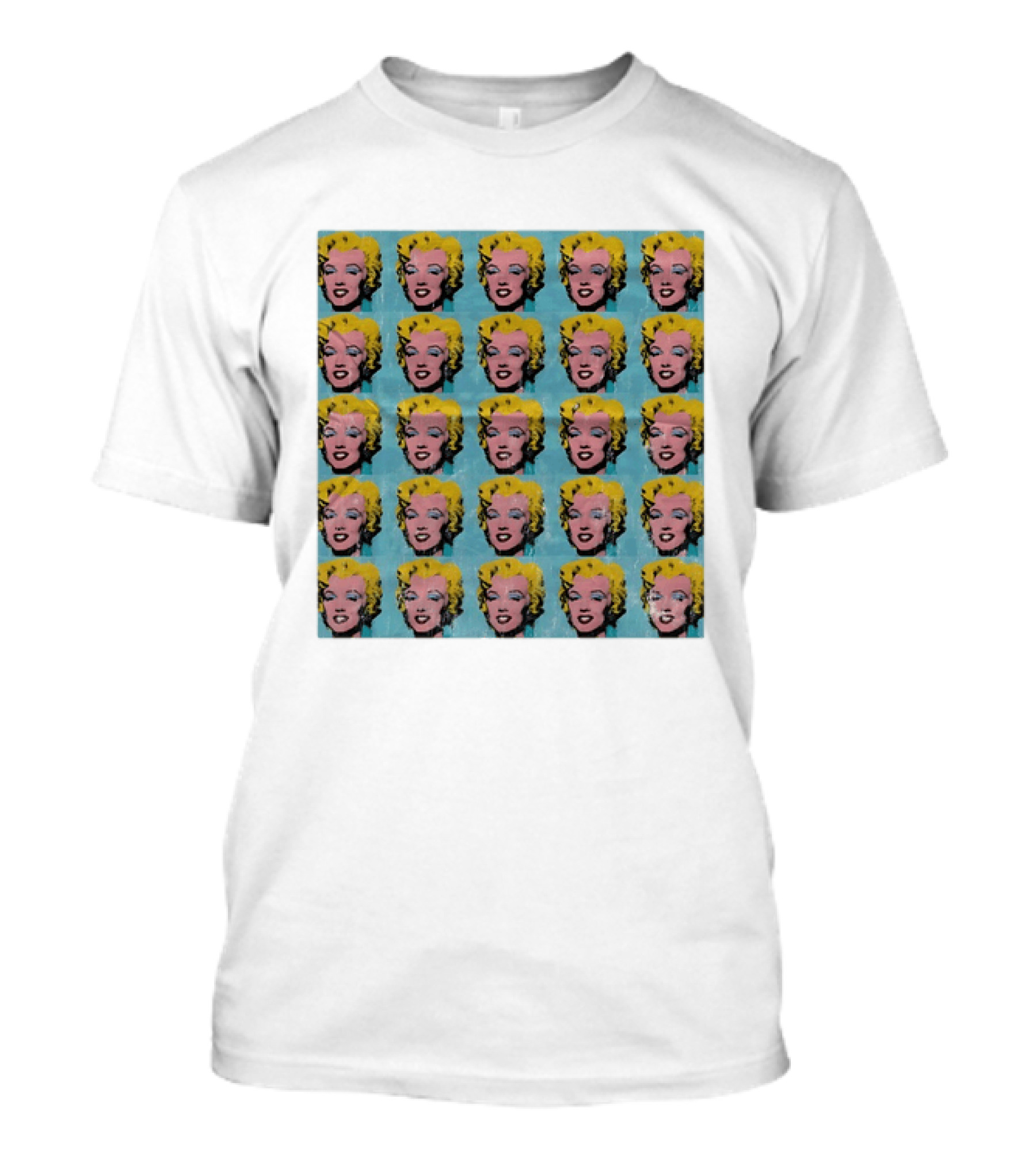 Marilyn Monroe Andy Warhol Pop Art Iconic Repeated T-Shirt