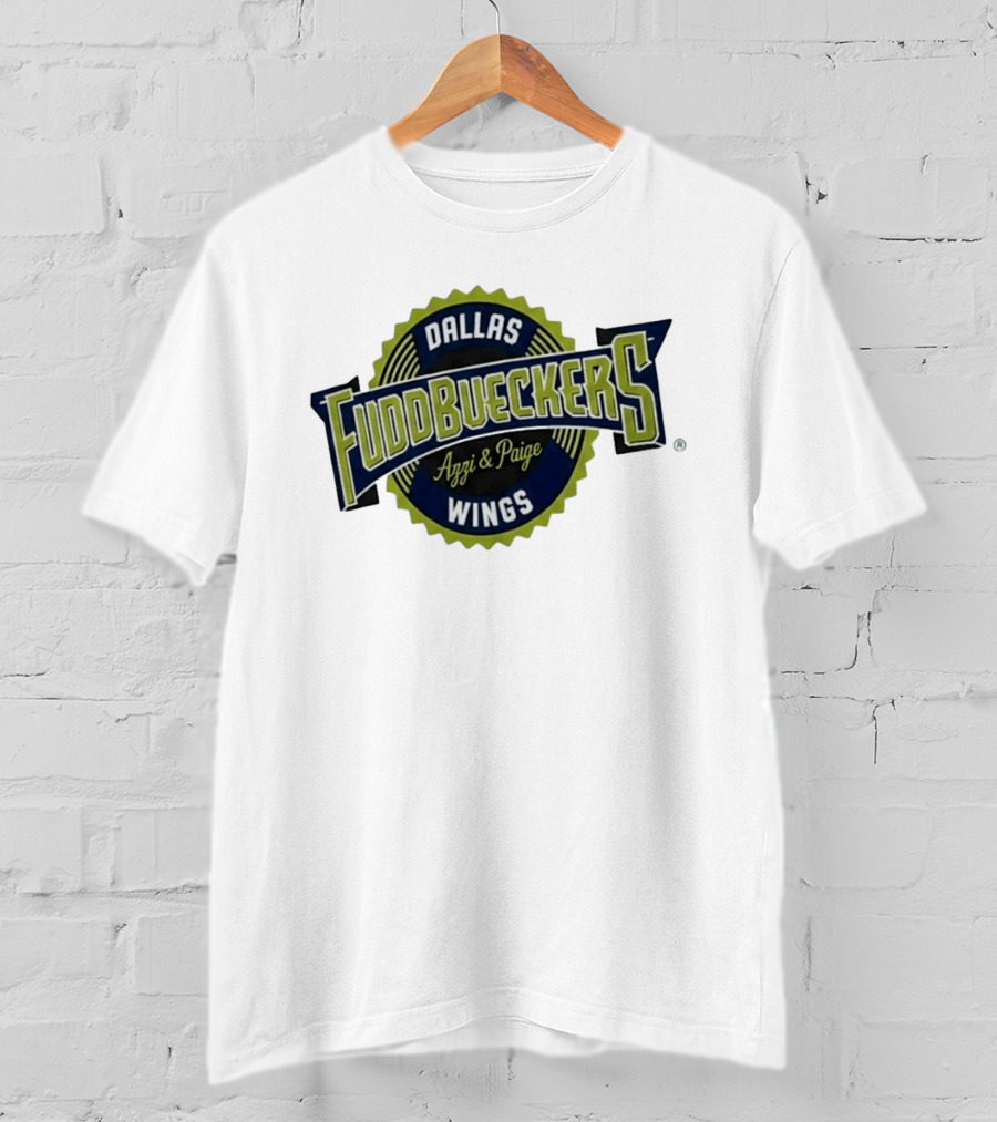 Fuddruckers Dallas Wings Azzi & Paige WNBA Basketball T-Shirt