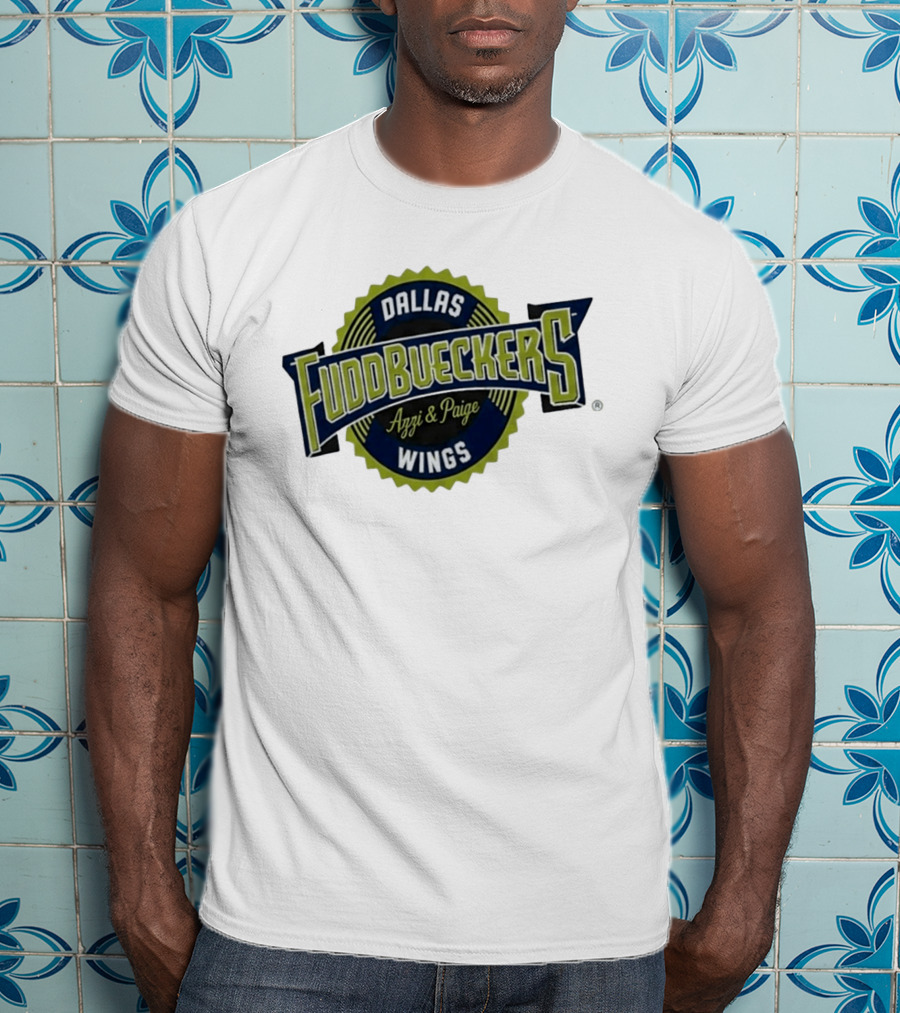 Fuddruckers Dallas Wings Azzi & Paige WNBA Basketball T-Shirt