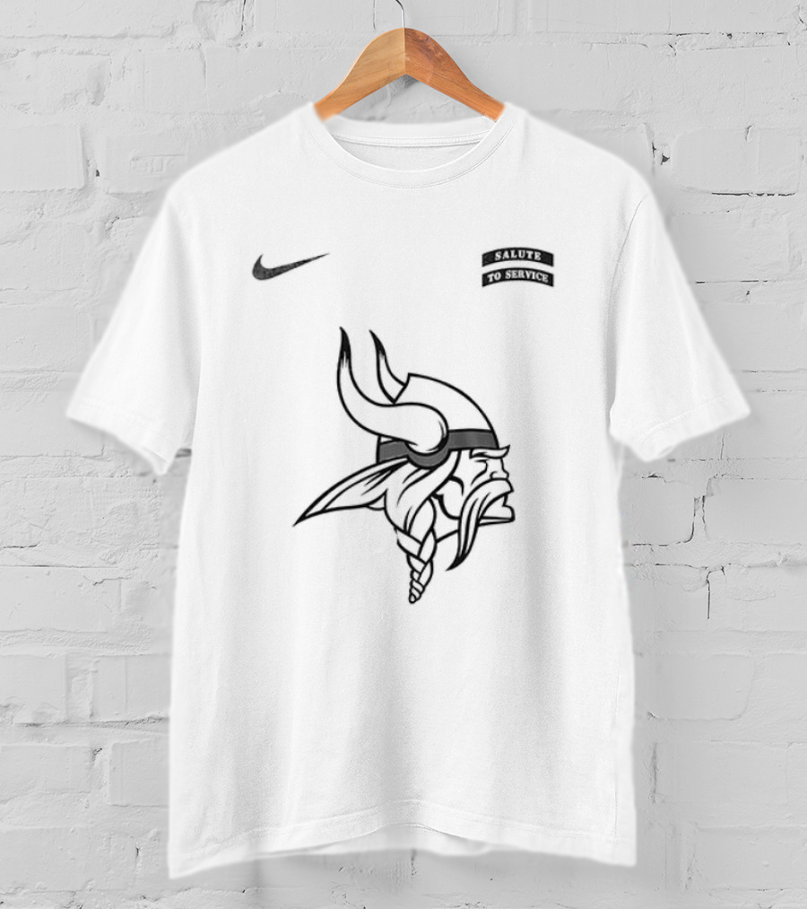Nike Minnesota Vikings Salute To Service Camouflage NFL T-Shirt
