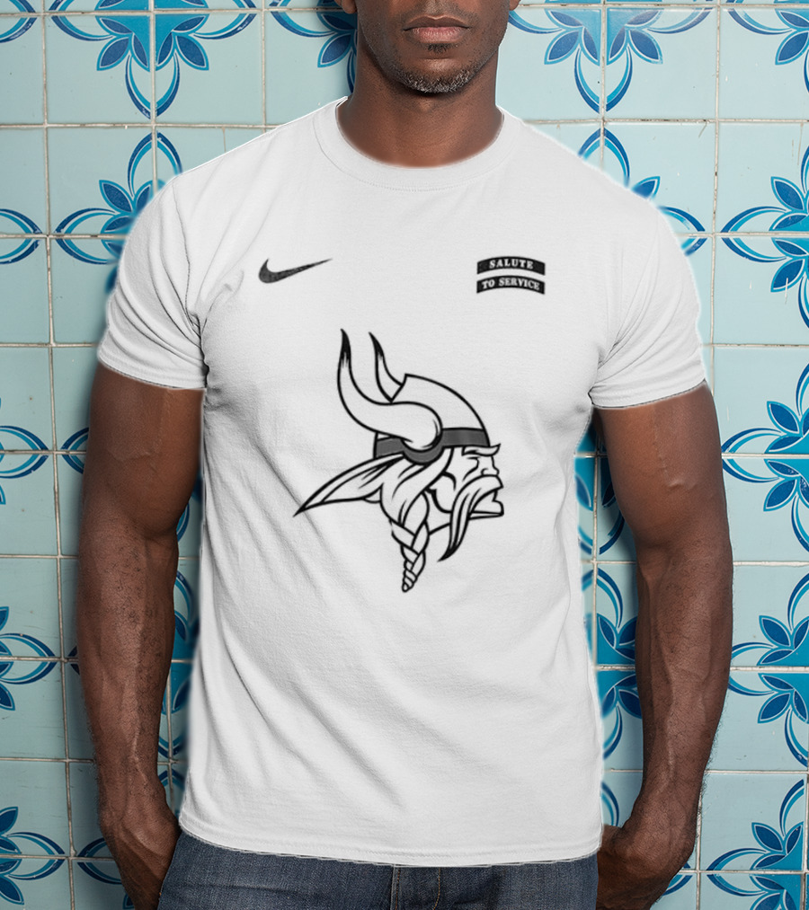 Nike Minnesota Vikings Salute To Service Camouflage NFL T-Shirt