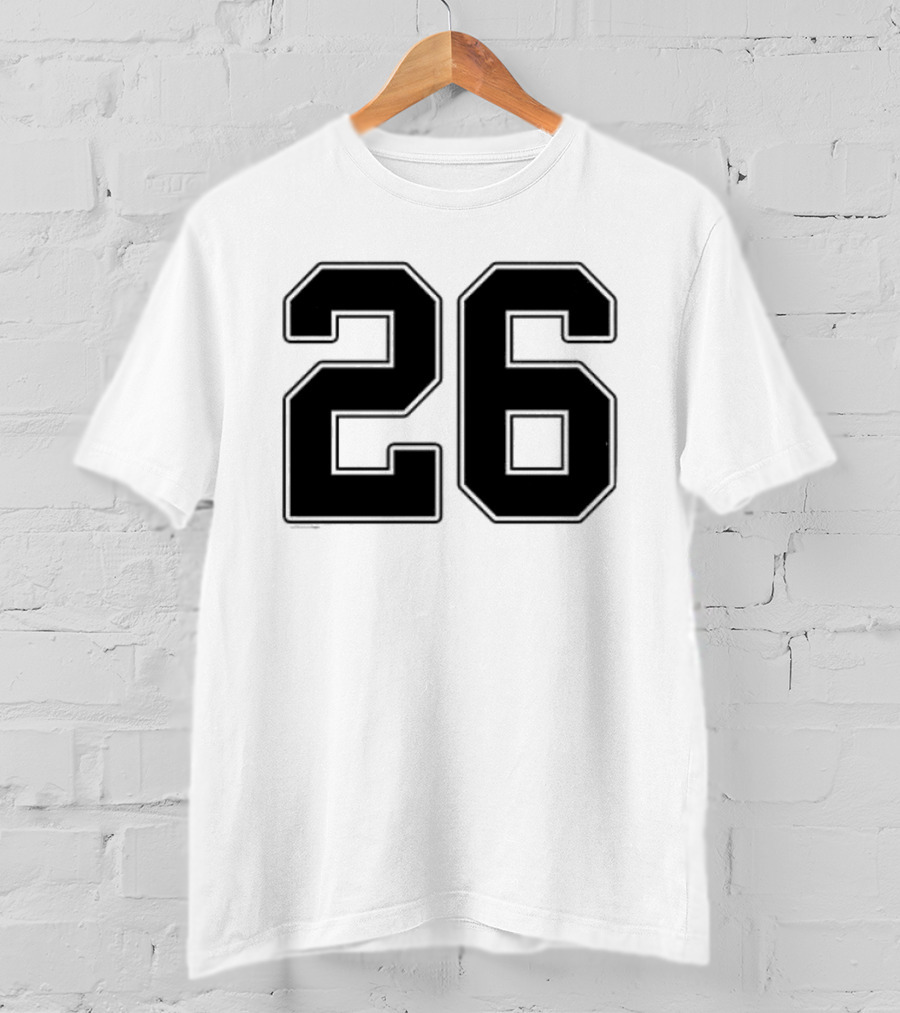 Minnesota Vikings Salute To Service 26 Name And Number T-Shirt