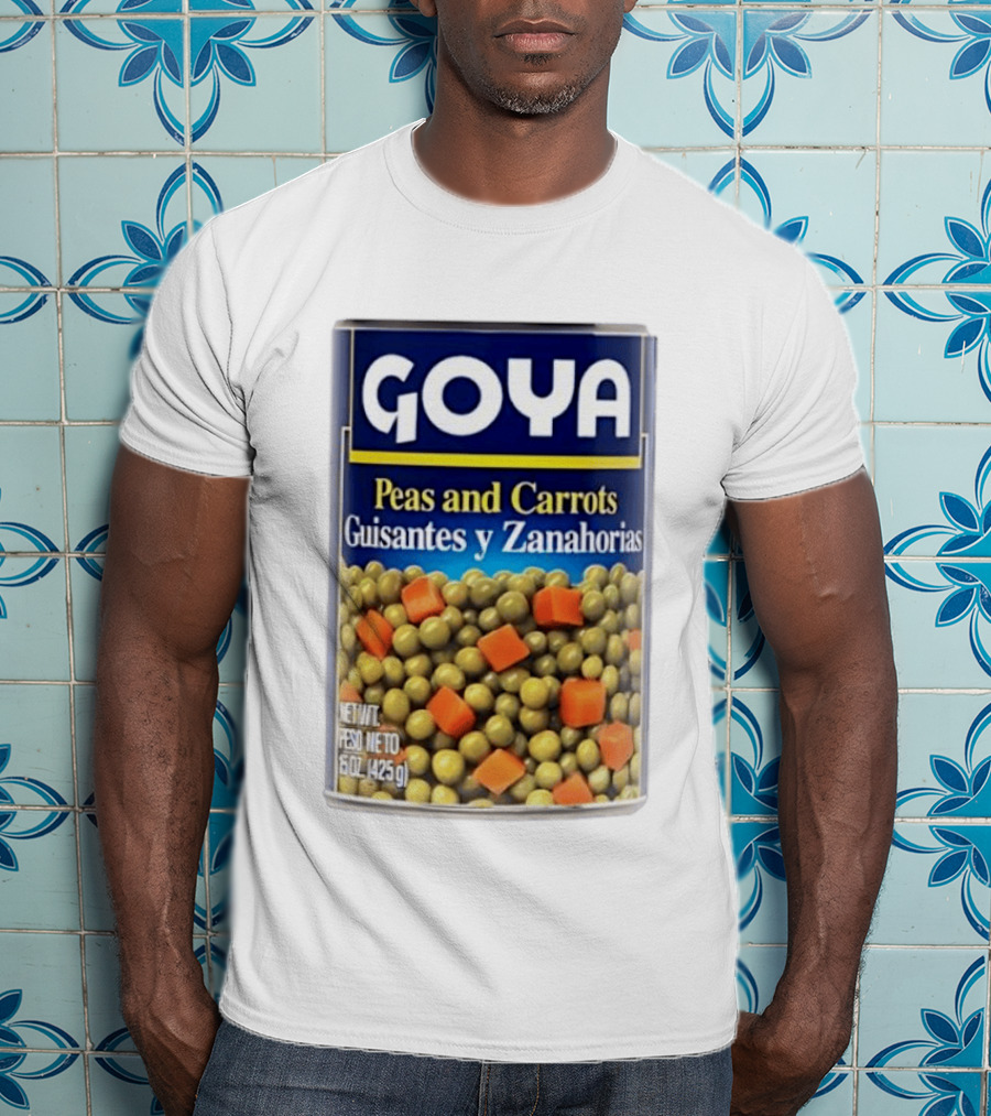 Goya Peas And Carrots Guisantes Y Zanahorias 15 Oz 425 G Canned Vegetable Mix T-Shirt