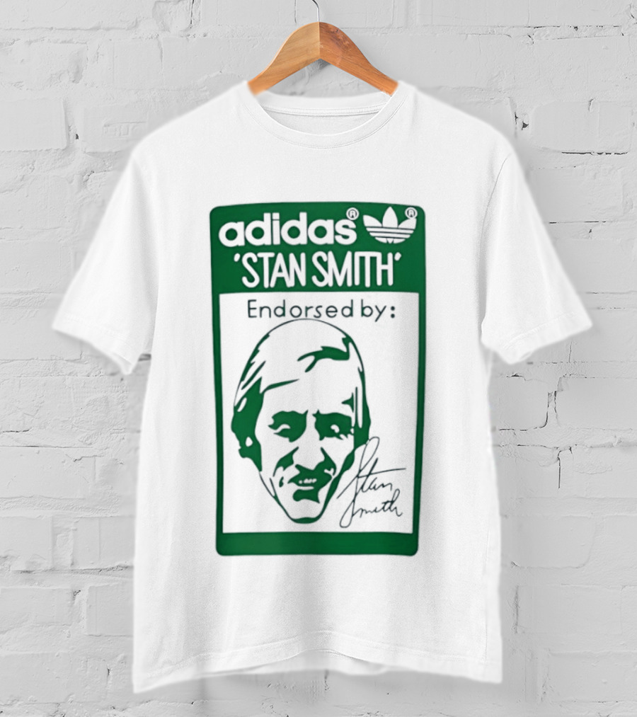 Adidas Stan Smith Endorsed Logo Green T-Shirt