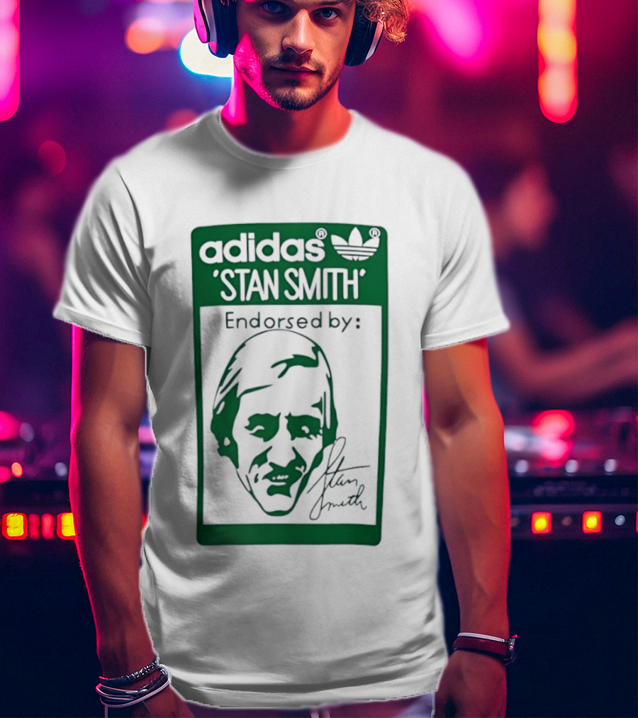 Adidas Stan Smith Endorsed Logo Green T-Shirt