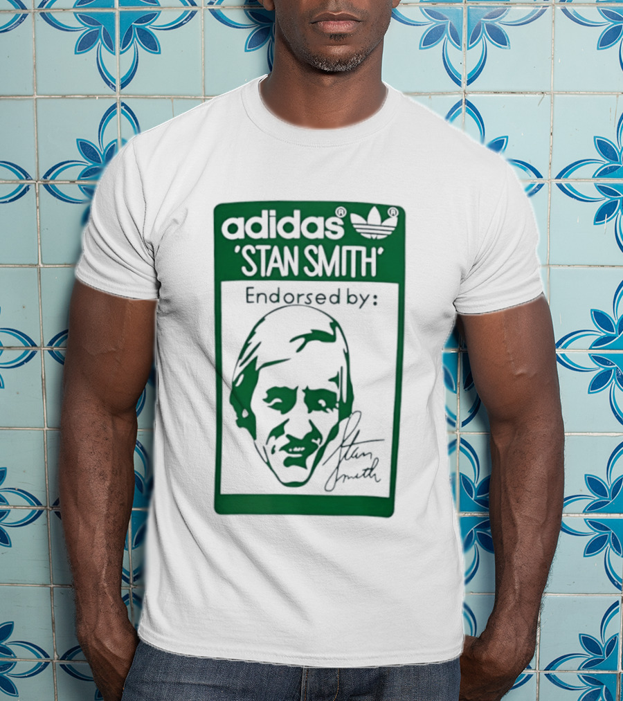Adidas Stan Smith Endorsed Logo Green T-Shirt