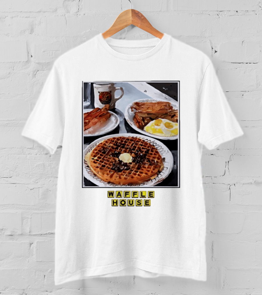 Onward Reserve Waffle House Breakfast Waffle Eggs Bacon T-Shirt