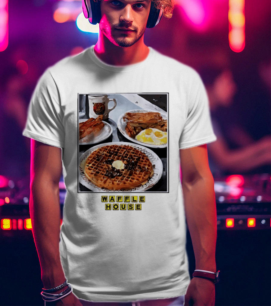 Onward Reserve Waffle House Breakfast Waffle Eggs Bacon T-Shirt