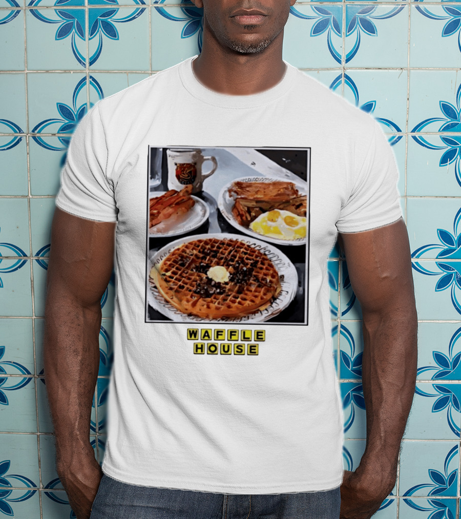 Onward Reserve Waffle House Breakfast Waffle Eggs Bacon T-Shirt