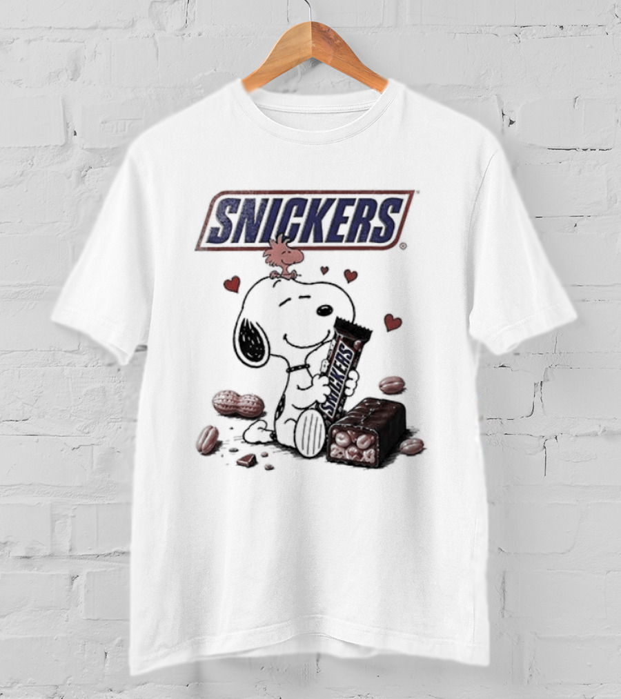 Peanuts Snoopy Woodstock Snickers You're Not You When Hungry T-Shirt