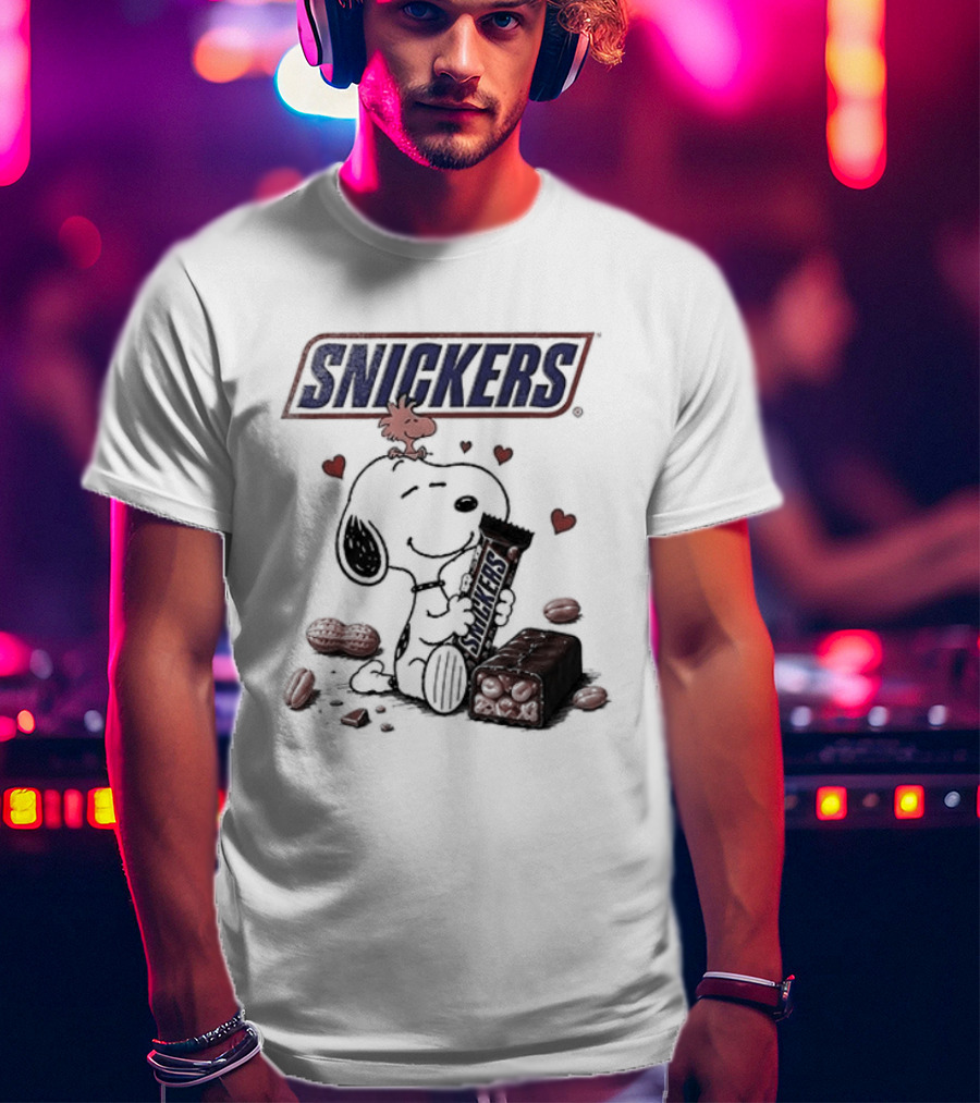 Peanuts Snoopy Woodstock Snickers You're Not You When Hungry T-Shirt