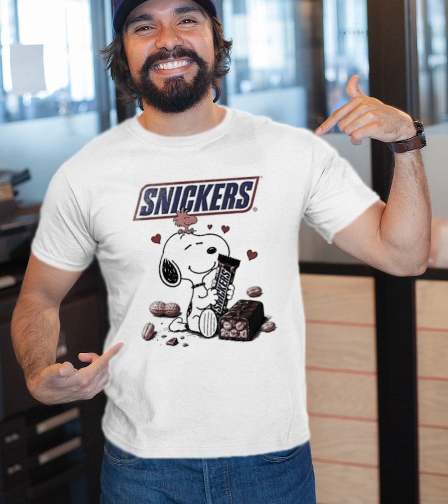 Peanuts Snoopy Woodstock Snickers You're Not You When Hungry T-Shirt
