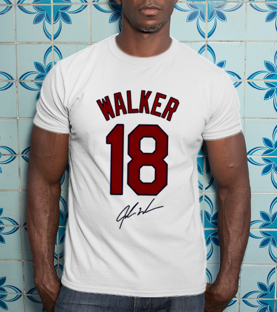 Walker 18 St Louis Cardinals Signature T-Shirt