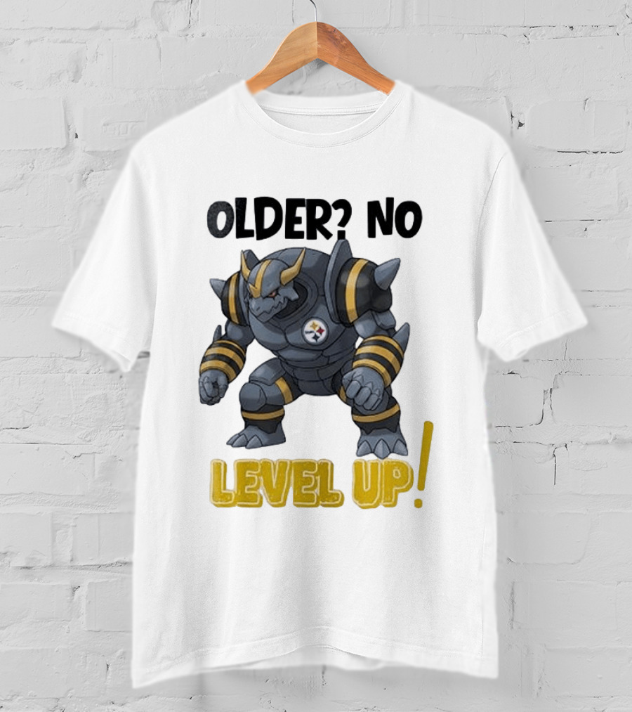 Pittsburgh Steelers X Pokémon 30th Anniversary Older No Level Up T-Shirt
