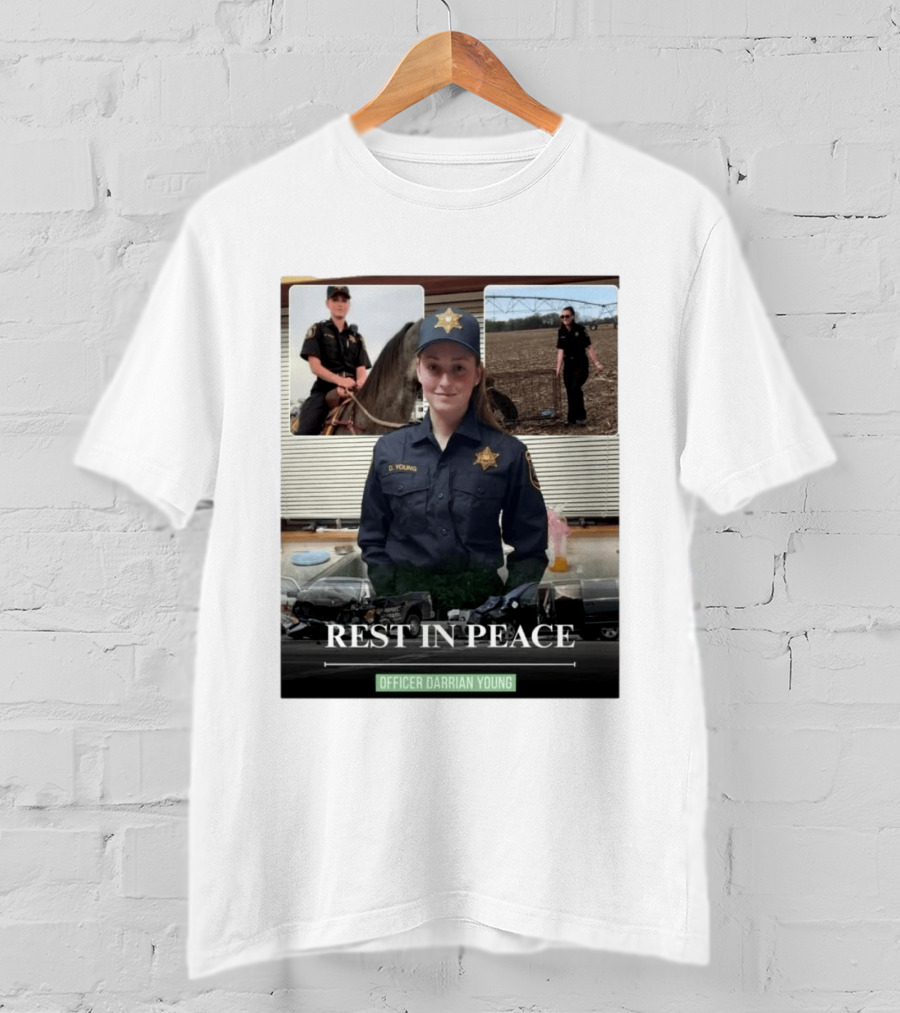 Rest In Peace Officer D. Young Memorial T-Shirt