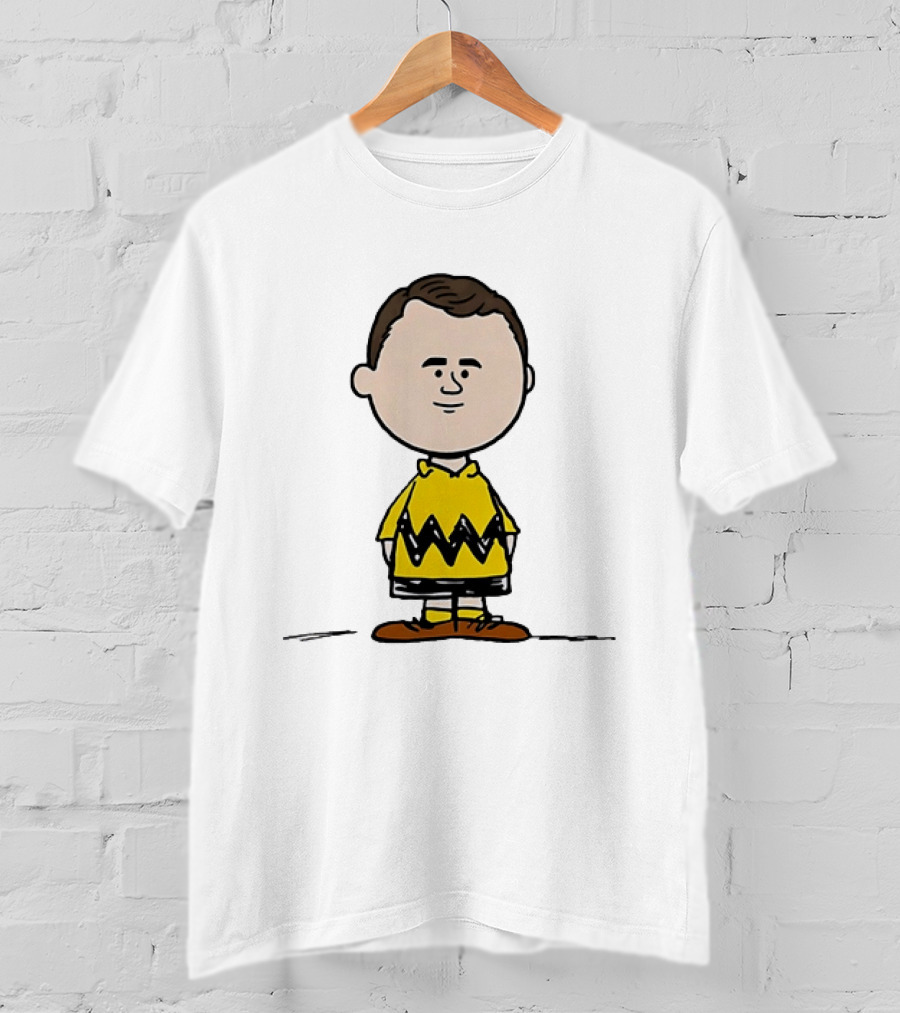 Charlie Brown Peanuts Football Wayne Rooney Mashup T-Shirt