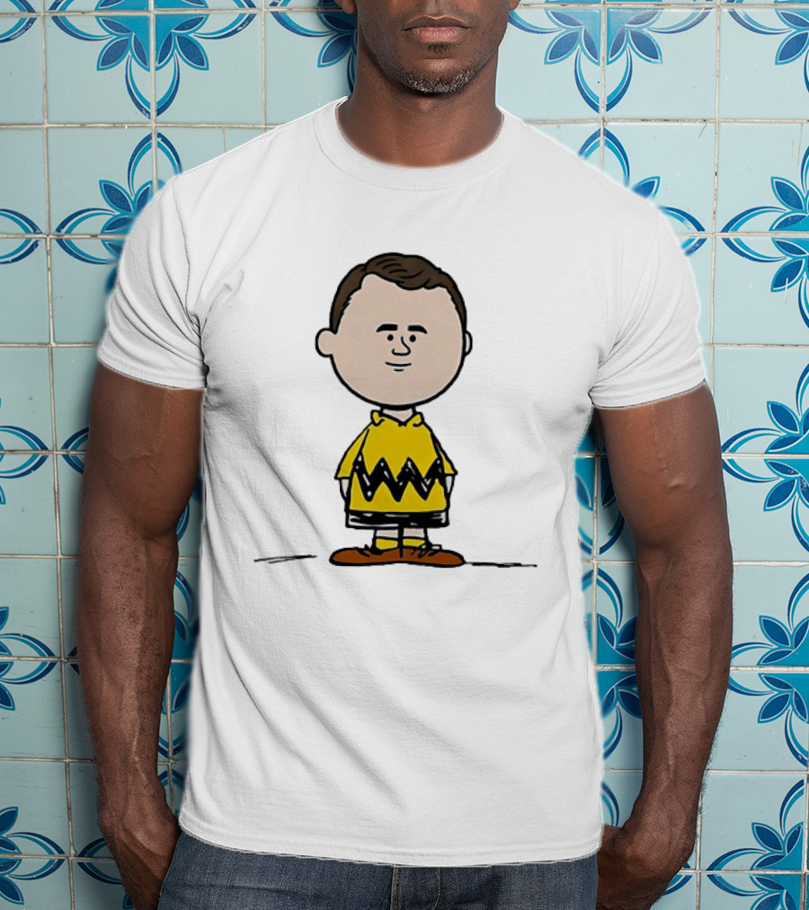 Charlie Brown Peanuts Football Wayne Rooney Mashup T-Shirt