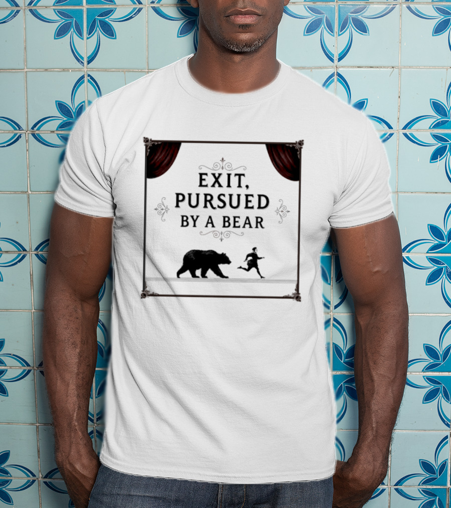 William Shakespeare The Winters Tale Exit Pursued By A Bear T-Shirt