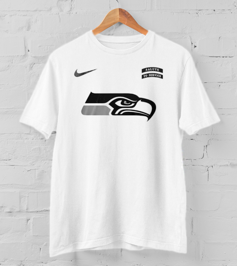 Nike Seattle Seahawks Salute To Service Name And Number T-Shirt