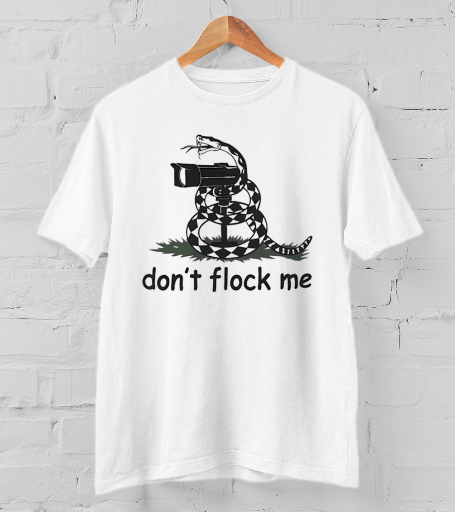 Snake Don't Flock Me Don't Tread On Me 2026 Coiled Gun T-Shirt