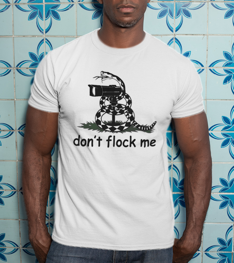 Snake Don't Flock Me Don't Tread On Me 2026 Coiled Gun T-Shirt