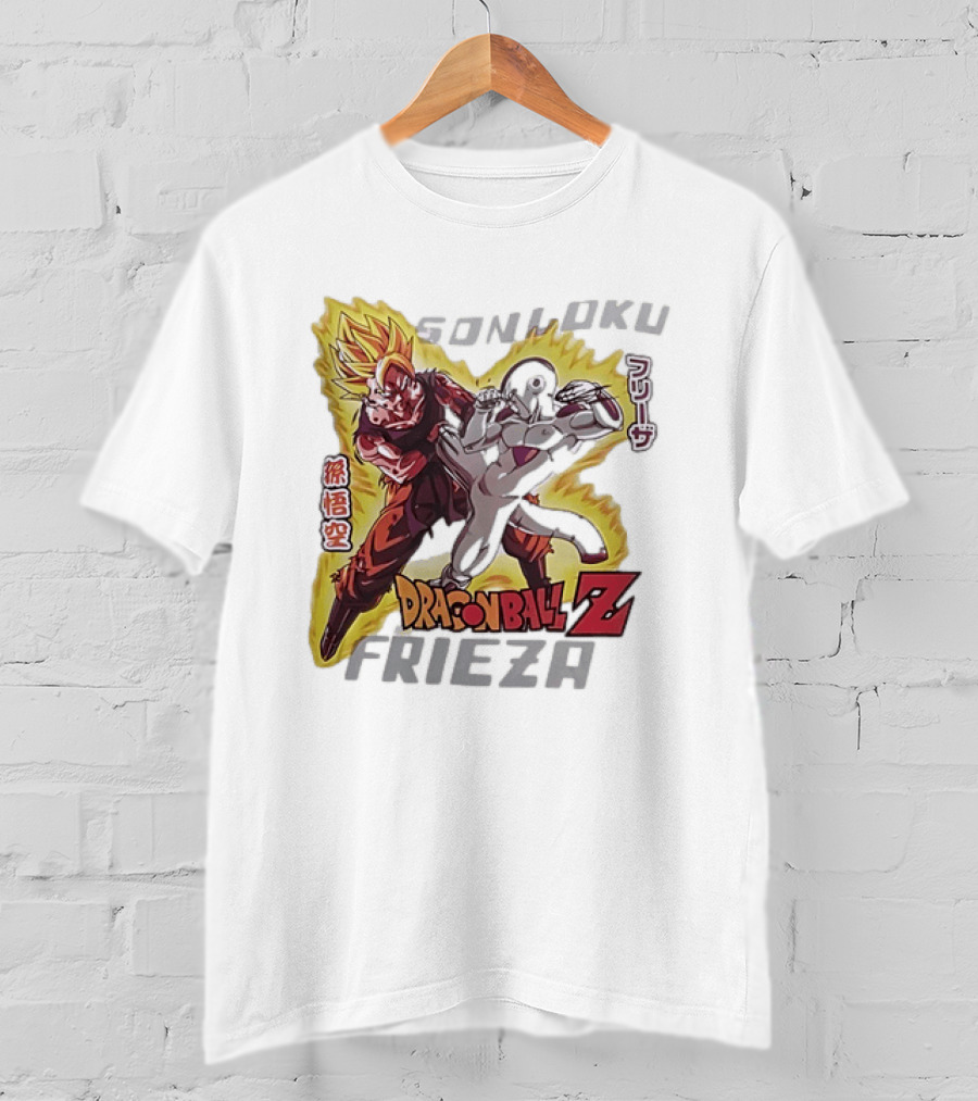 Son Goku Frieza Dragon Ball Z Anime Showdown T-Shirt