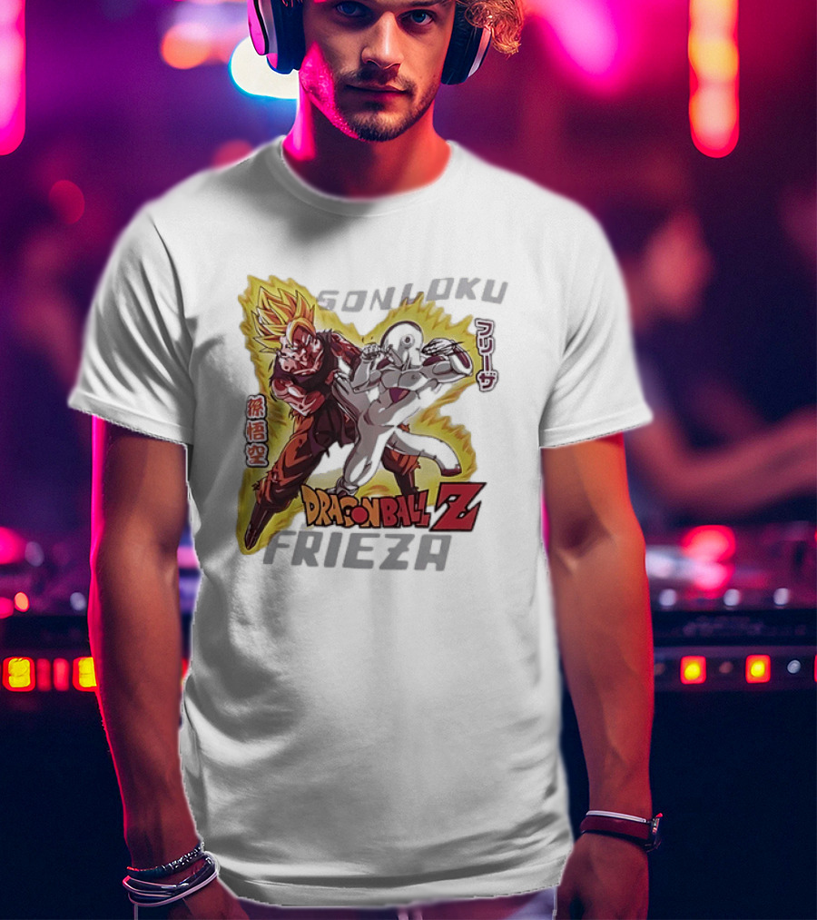 Son Goku Frieza Dragon Ball Z Anime Showdown T-Shirt