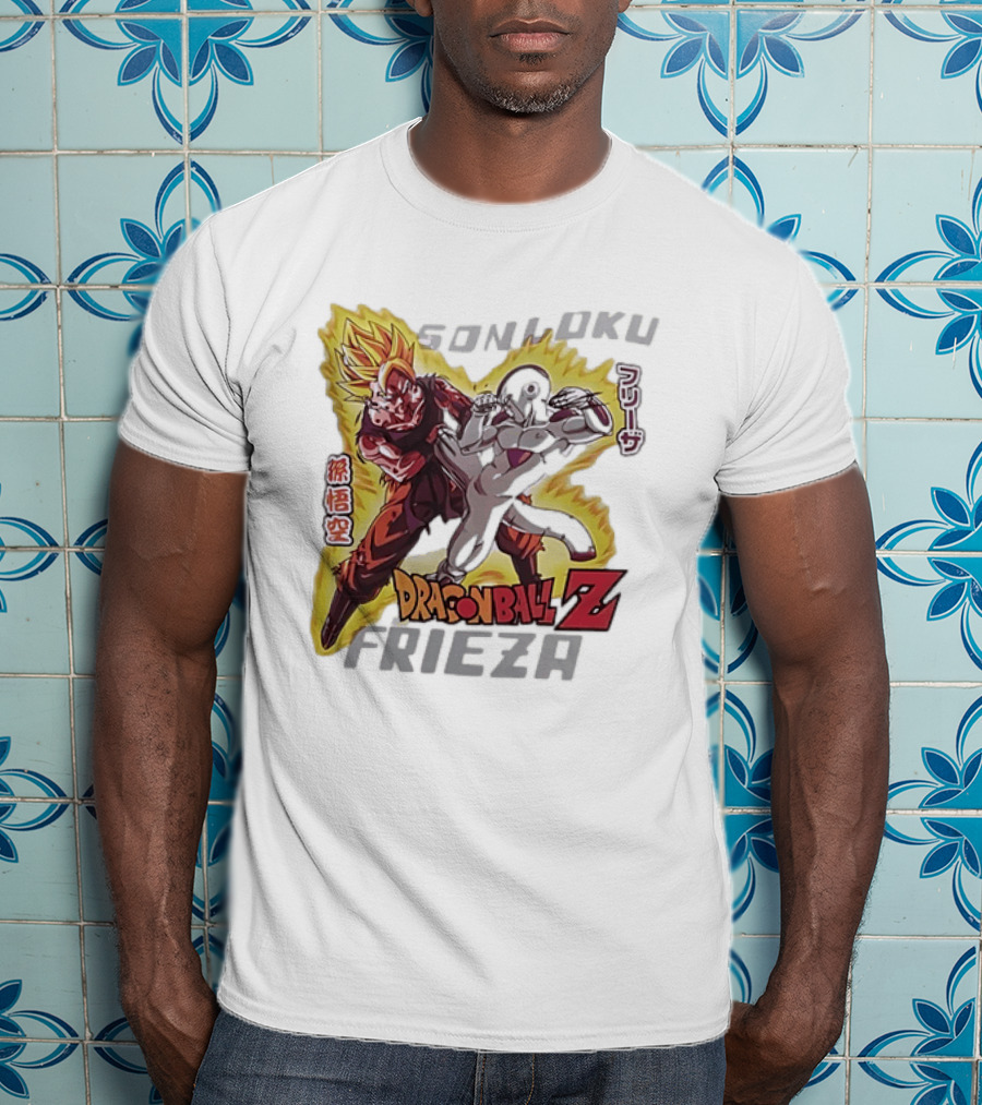 Son Goku Frieza Dragon Ball Z Anime Showdown T-Shirt