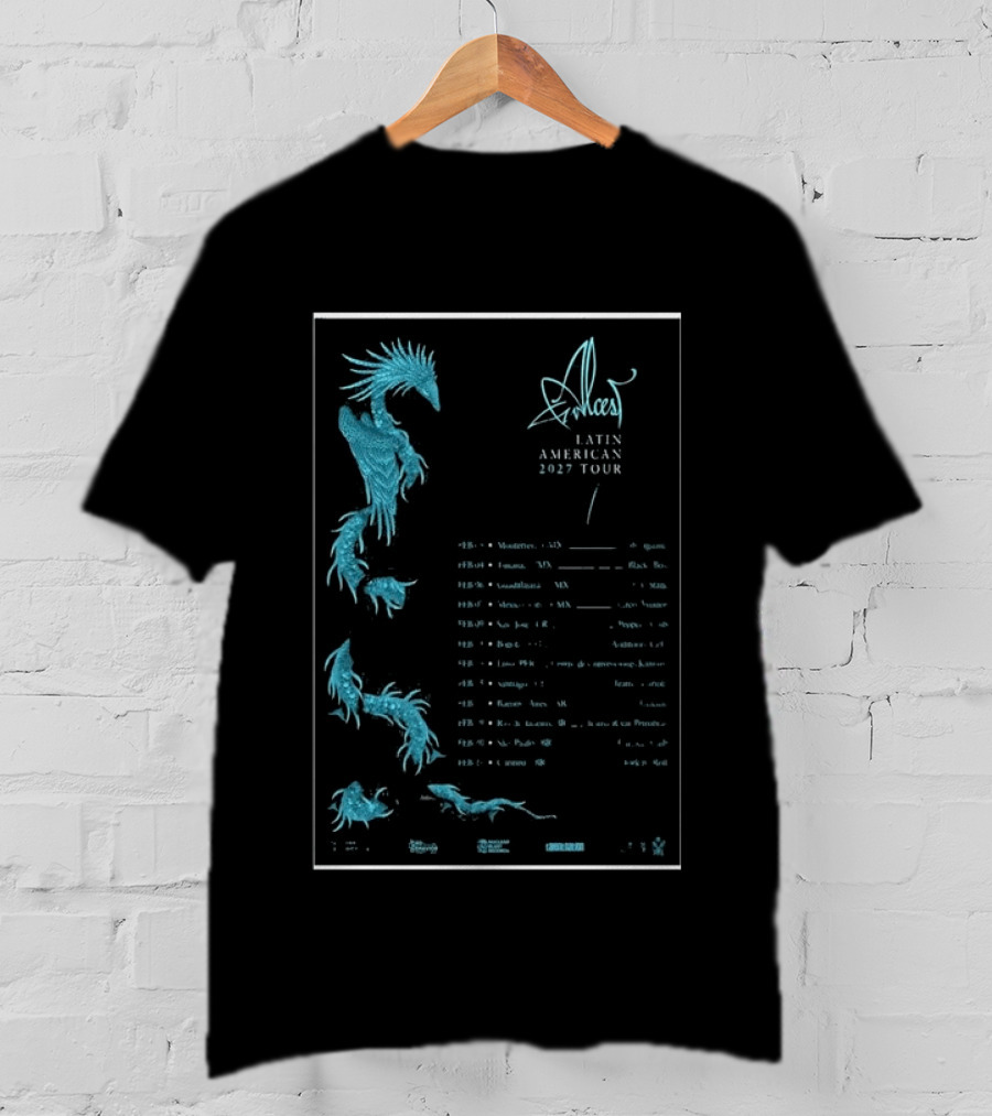 Alcest Latin American Tour 2027 Dates And Locations With Mythical Dragon T-Shirt