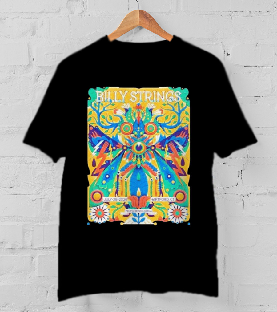 Billy Strings PeoplesBank Arena Hartford CT July 28 2026 T-Shirt