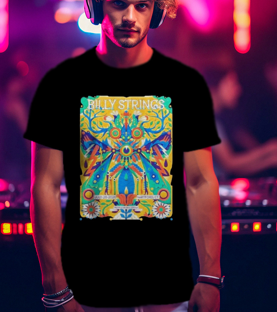 Billy Strings PeoplesBank Arena Hartford CT July 28 2026 T-Shirt