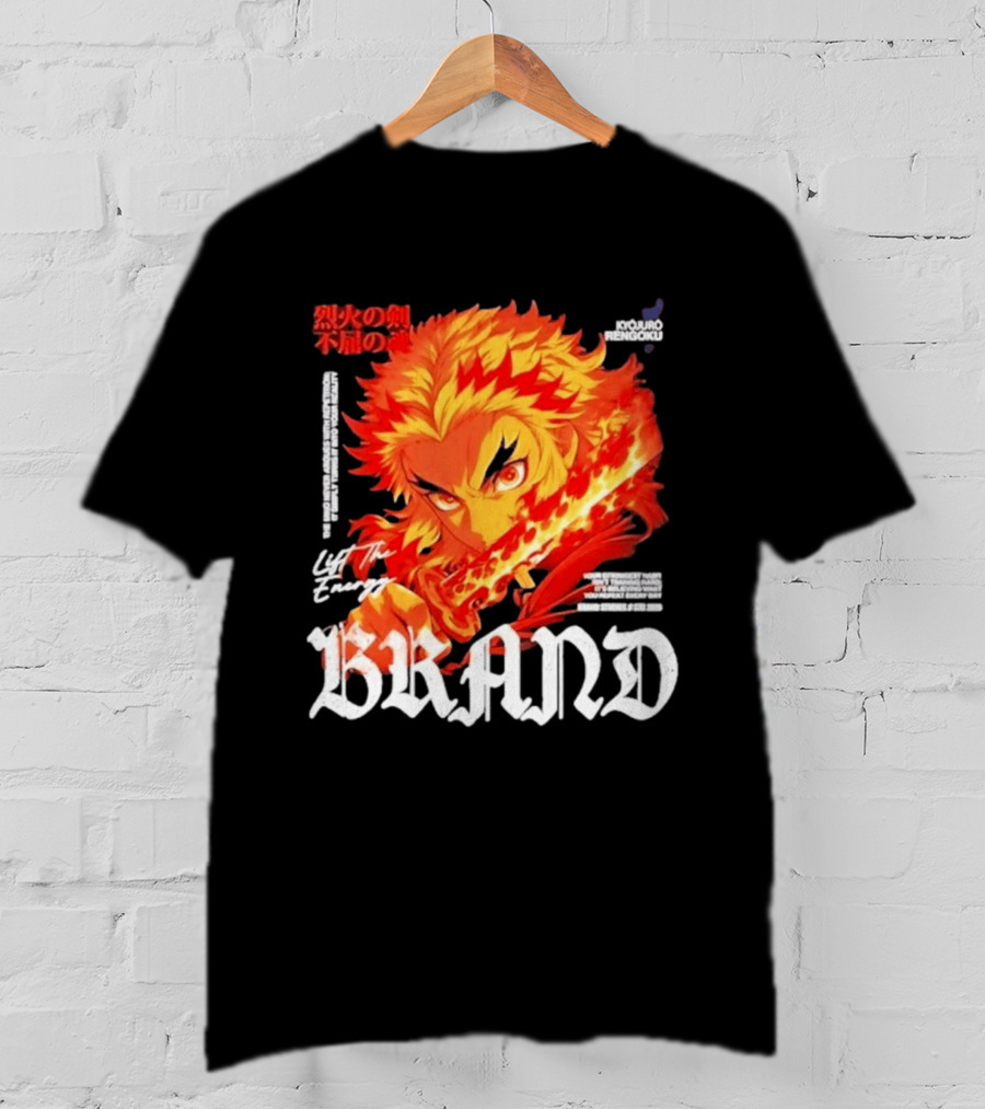 Kyojuro Rengoku Lift The Energy Flame Sword T-Shirt