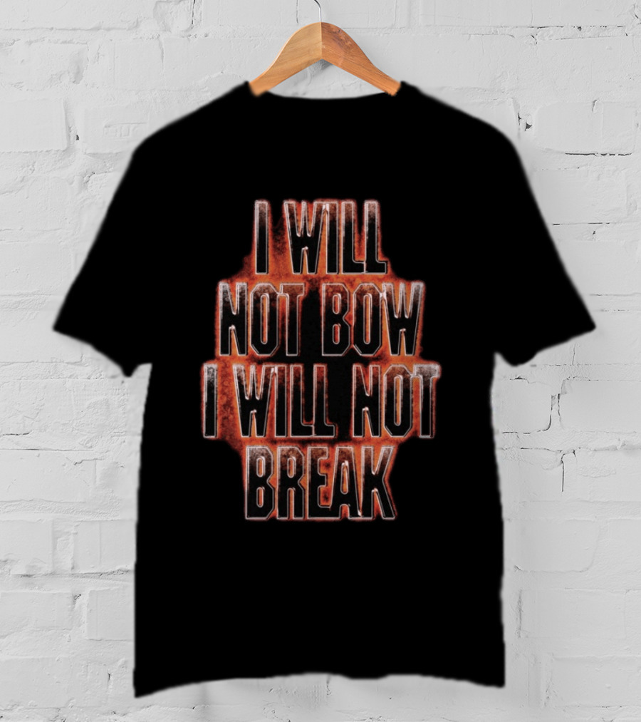Breaking Benjamin Merchandise I Will Not Bow I Will Not Break T-Shirt