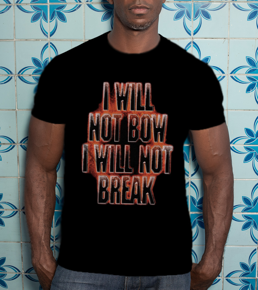 Breaking Benjamin Merchandise I Will Not Bow I Will Not Break T-Shirt